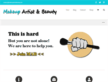 Tablet Screenshot of makeupartistbeauty.com